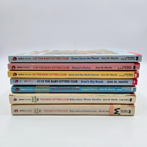 Babysitters Club Books Lot Of 7 #57, #58, #61, #115, Logan’s Story, Super Specia - Picture 2 of 16